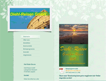 Tablet Screenshot of diehl-touristik.de